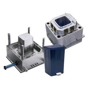 Molde de injeção para lixeira com pedal