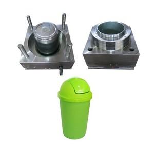 Molde para lixeira com tampa basculante