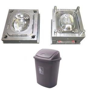 Molde de injeção para lixeira papeleira